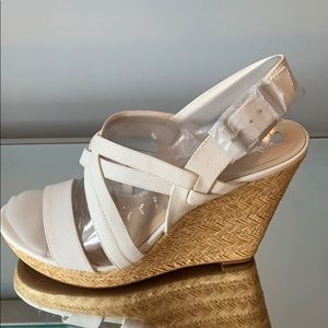 Jessica Simpson Strap White Wedge